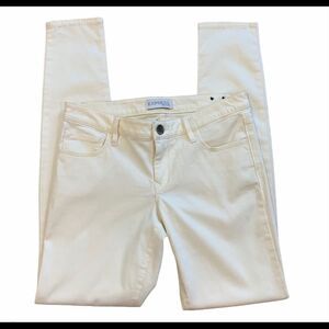 NWOT Express cream skinny pants/Jeans Sz 4